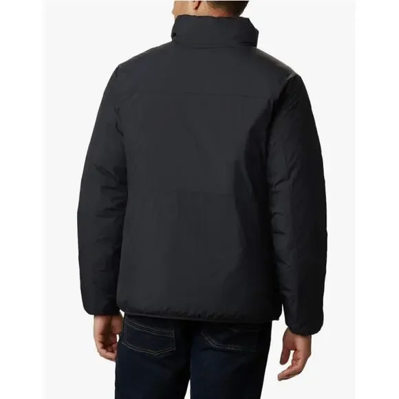 Columbia Mens Full Zip Grand Wall Insulated Jacket Size XXL Black New